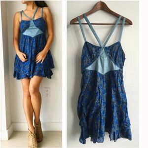 SOLD OUT VINTAGE FREE PEOPLE FLORAL BOHEMIAN DRESS